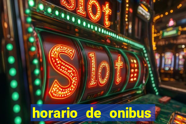 horario de onibus santos dumont x juiz de fora